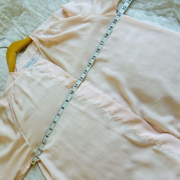 Claude Bennett Vintage Light Pink blouse size 10 - Picture 5 of 6